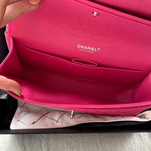 Chanel Pink Caviar Jumbo Double Flap and Wallet - Picture 7 of 8